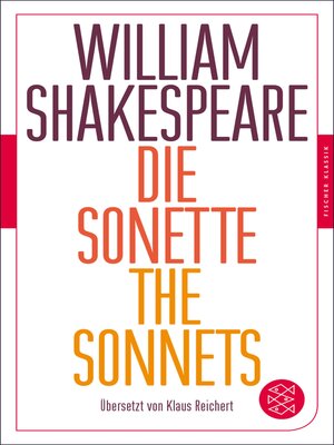 cover image of Die Sonette--The Sonnets